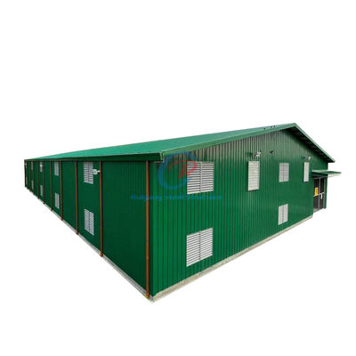 Duurzaam magazijn Prefabricated Buildings Lichte staal frame Storage Buildings