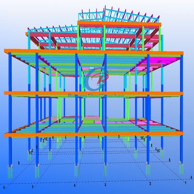 Gevorderd meer verdiepingen staal gebouw, aangepast staal stadion