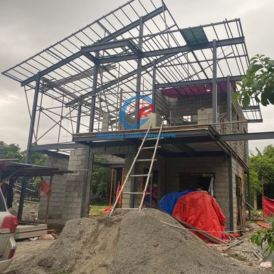Moderne architectonische staalconstructie Q345b Q235b Staalframe Meerdere verdiepingen