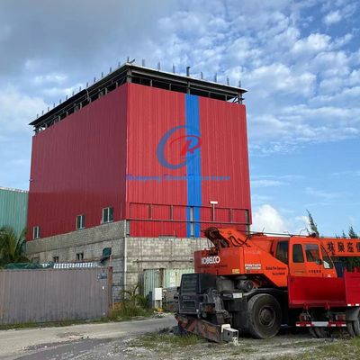 Commerciële geprefabriceerde hoge gebouwen, staalconstructies Gebouwbouw