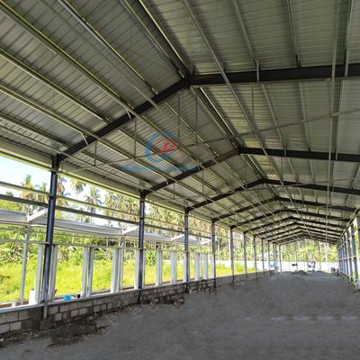 Voorgefabriceerde staalconstructie Vogelhuis Gemakkelijk schoonmaken Voor varkenshouderij