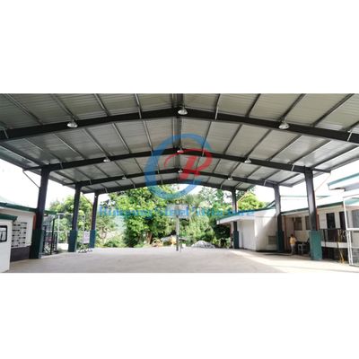 Moderne prefab metalen dakbeugels, ruimte frame staal gebouw basketbalbaan