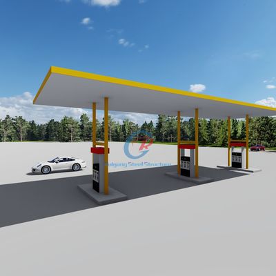 Weerbestendige voorgefabriceerde metalen luifel Op maat gemaakte voorgefabriceerde staalframe