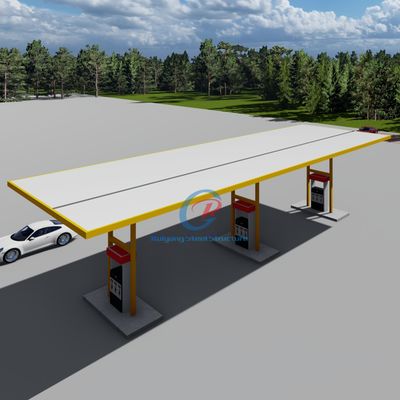 Voorgefabriceerde staalconstructies Gascentrale Op maat gemaakte voorgefabriceerde staalgebouwen