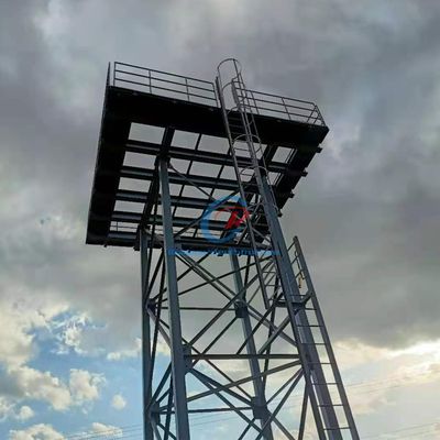 Gegalvaniseerde stalen watertoren, verhoogde wateropslag tank efficiënt ruimtegebruik