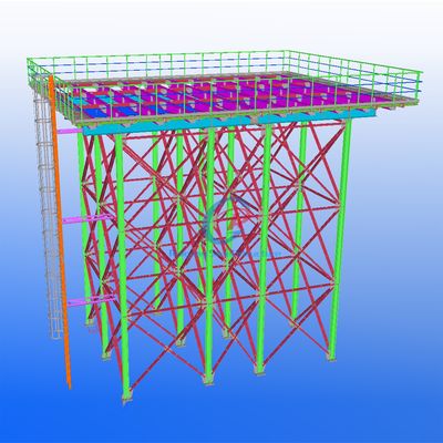 Modulaire stalen structuur Watertoren Makkelijk te monteren Stalen zoetwatertankjes
