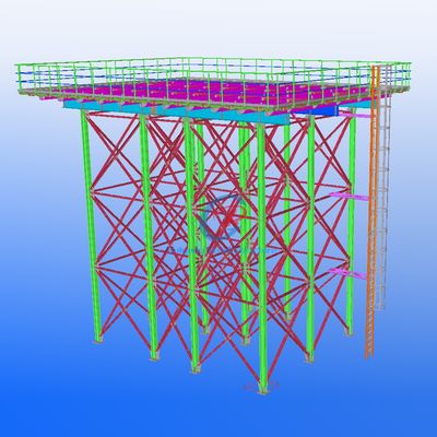 Robuust gegalvaniseerd staal verhoogde watertank maat