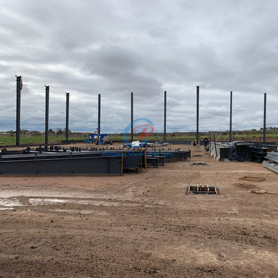 Op maat geprefabriceerd staalbouwgebouw met dak- en wandbekleding