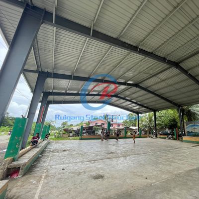 Prefab Grote span staal gebouw Basketbalbaan / Staal gebouw Ruimte frame Structuur