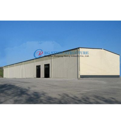 Moderne staal magazijn gebouw, geprefabriceerde magazijn staalconstructie