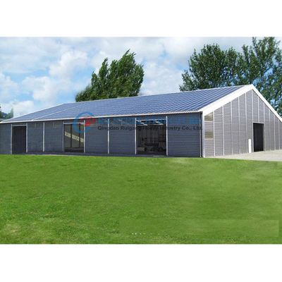Geverfd / gegalvaniseerd staalconstructie Prefab werkplaats met precisie engineering