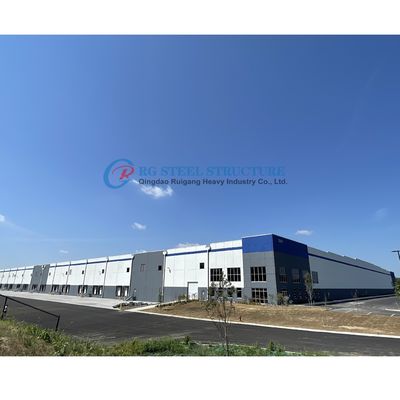 Werkplaats voor geprefabriceerd staal frame Industrieel modulair staal frame constructie