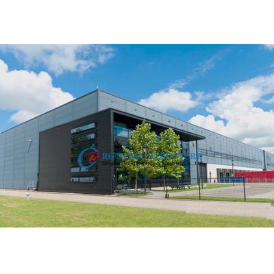 Industriële staalstructuur hangar, prefab metalen vliegtuig hangar