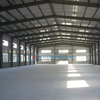 Fabriek voor het bouwen van gegalvaniseerd staal Prefabricated Metal Warehouse Construction