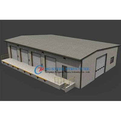 Aardbevingsbestendige staalconstructies Fabrieksgebouw, galvaniseerd staal magazijnbouw