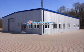 Industriële stijl aangepast geprefabriceerd staalconstructie magazijn lichtgewicht