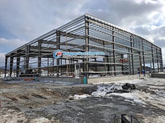 Warm gegalvaniseerde staalconstructie Metalen magazijn Gebouw Industriële staalconstructie magazijn