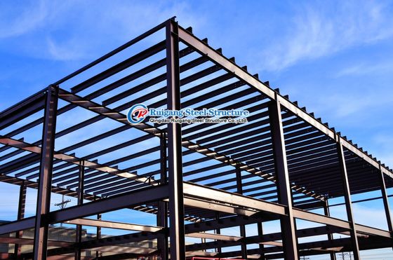 Bouw van gesweisde metalen gebouwen Pre-engineered Prefabricated Steel Structure Workshop