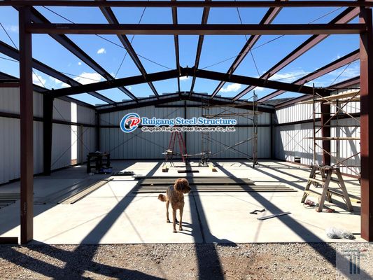 Galvanisatie Prefab Steel Frame Steel Structure Building Lichte industriële fabriek