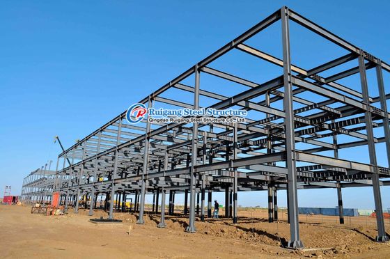 Alomtegenwoordige prefab metalen constructies staalconstructies commercieel kantoor