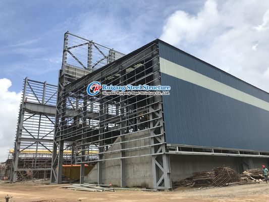 AWS Peb Steel Structure Workshop Tekening Geprefabriceerd kantoorgebouw Industrieel magazijn