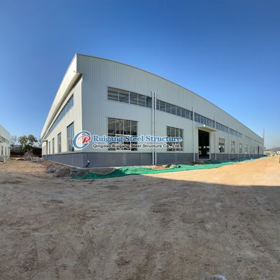 Prefab draagbare geassembleerde stalen structuur magazijn betaalbaar