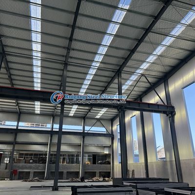 Gepersonaliseerde industriële voorgefabriceerde metalen magazijn met mezzaninevloer