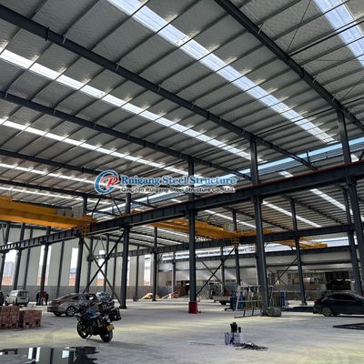 Snel installeer Prefab Gebouw Staalstructuur magazijn gegalvaniseerd