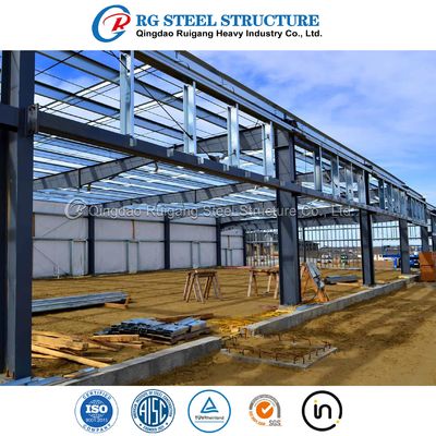 Staalconstructie Metalen constructies Prefabriceerd metalen industrieel gebouw Voor magazijnen/werkplaatsen/kantoren