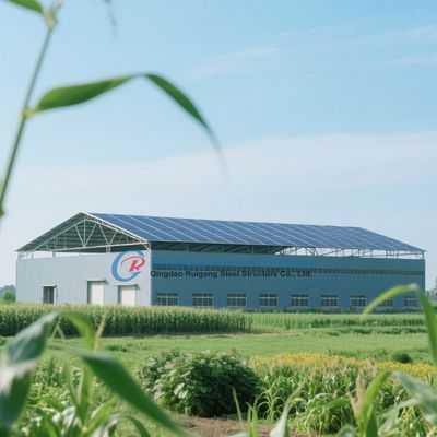 Pre-engineered Steel Structure Warehouse met moderne / hedendaagse esthetiek