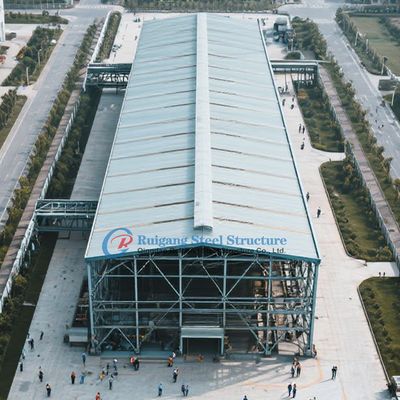 Maatwerk Stalen Constructie Magazijn met Brugkraan Toegang