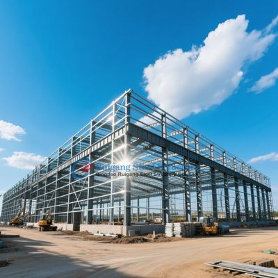 Aangepaste staalstructuur Warehouse Prefabricated Duurzaam 50+ jaar