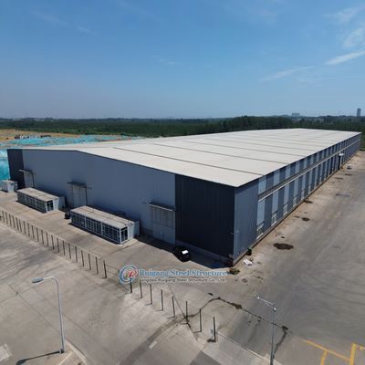 Modulaire Stalen Constructie Magazijn Aanpasbaar Lichtgewicht Duurzaam