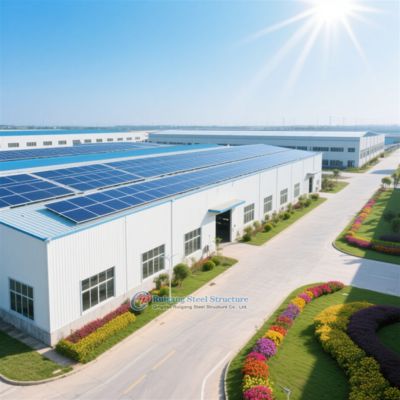 Custom Steel Structure Warehouse lichtgewicht modern ontwerp