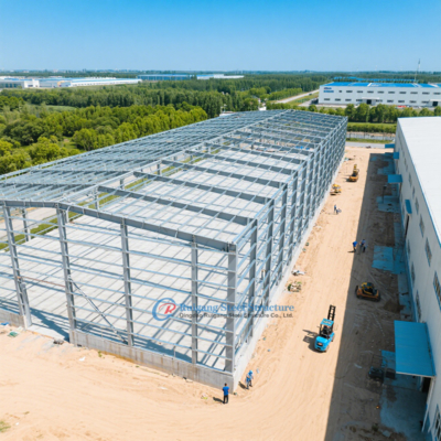 Voorgefabriceerde PEB Stalen Constructie Gebouw Voor Werkplaats