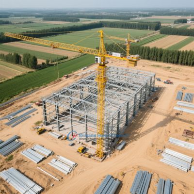Voorgefabriceerde PEB stalen constructie fabriekshal met hoogwaardig licht stalen frame en geïsoleerde panelen