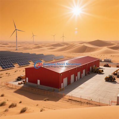 Voorgeconstrueerde staalconstructies, voor industriële fabrieken