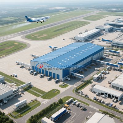 Voorgefabriceerde brandbestendige staalconstructie-raam Werkplaats magazijn Hangar Gebouw