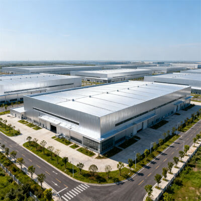 Voorgefabriceerd stalen frame gegalvaniseerd bouwmateriaal Werkplaats magazijn